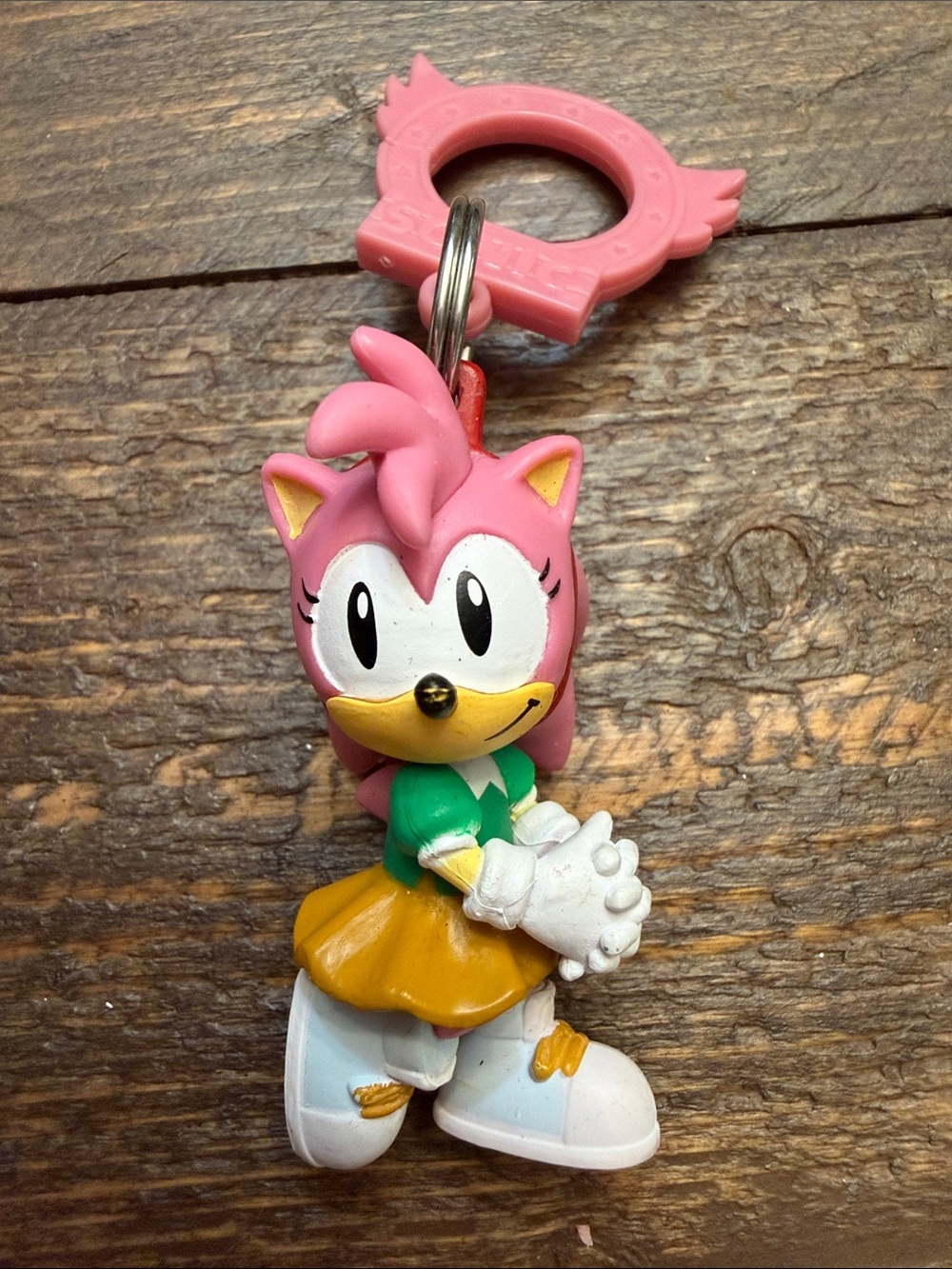 Sonic the Hedgehog Classic Amy Rose Backpack Hanger Keychain Just Toys